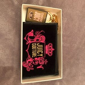 Juicy Couture coin purse keychain